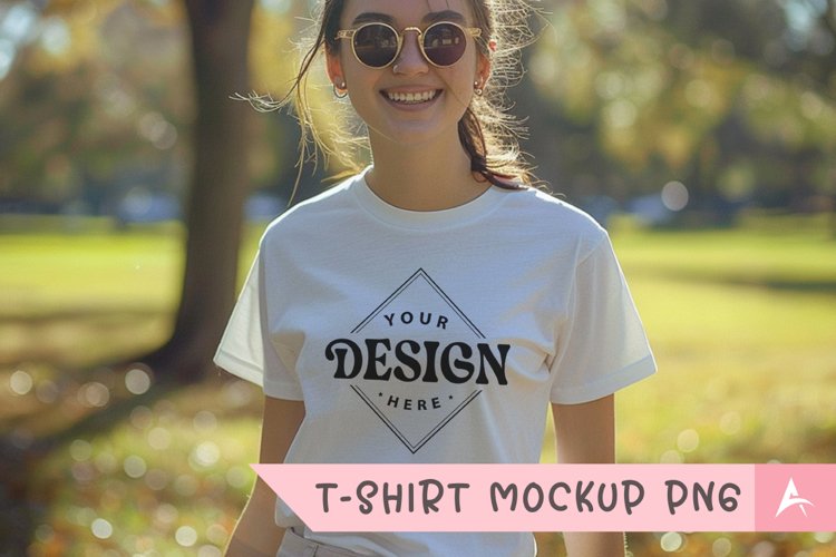 White Tshirt Mockup Image 18