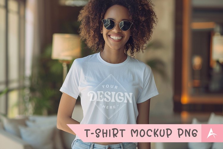 White Tshirt Mockup Image 2
