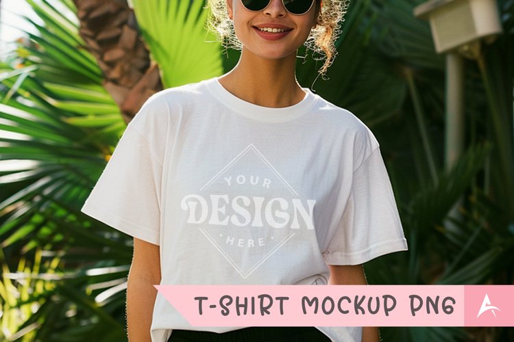 White Tshirt Mockup Image 10