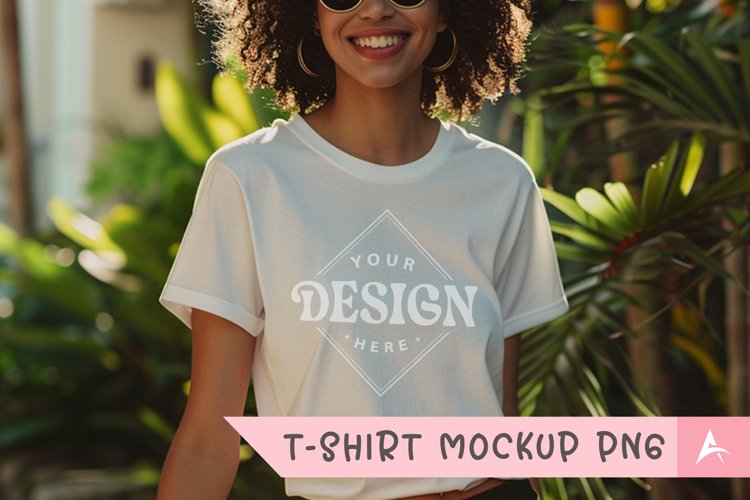 White Tshirt Mockup Image 12