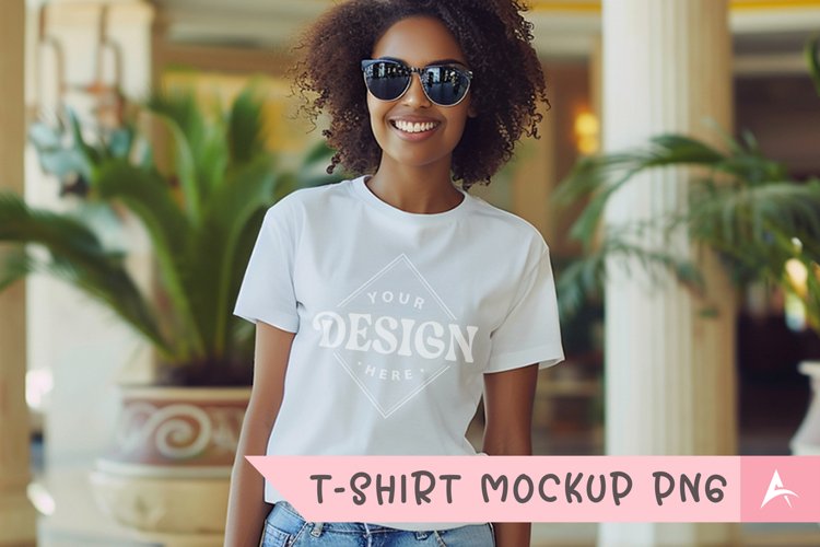 White Tshirt Mockup Image 20
