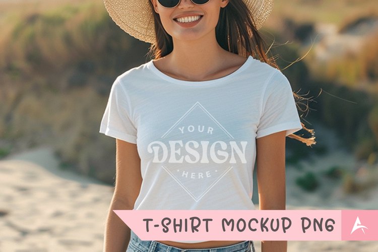 White Tshirt Mockup Image 5
