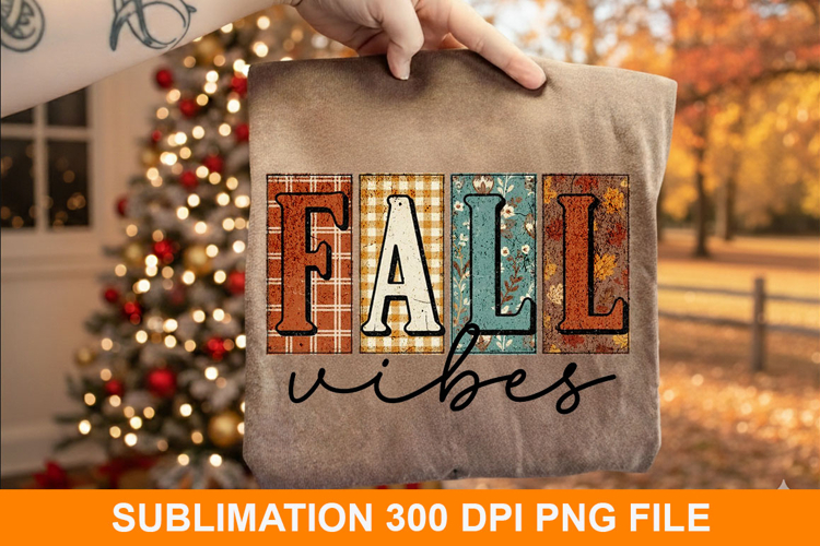 Fall Vibes Sublimation - Halloween PNG Design