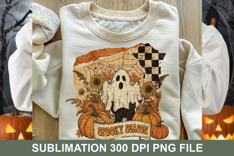 Spooky Season Sublimation - Halloween PNG Design