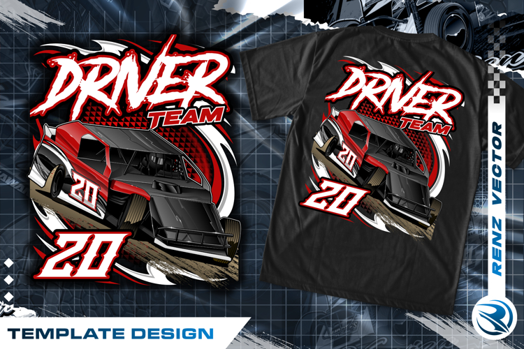 Dirt car t-shirt, Racing Dirt Design, Racing T-shirt Design