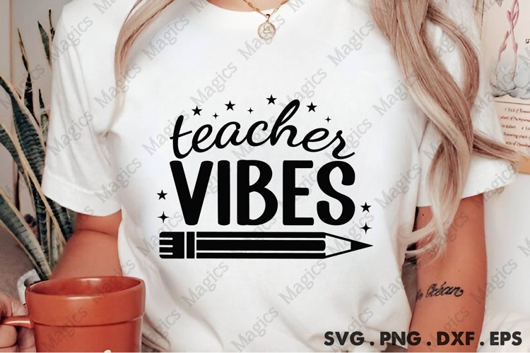 Teacher Vibes Svg