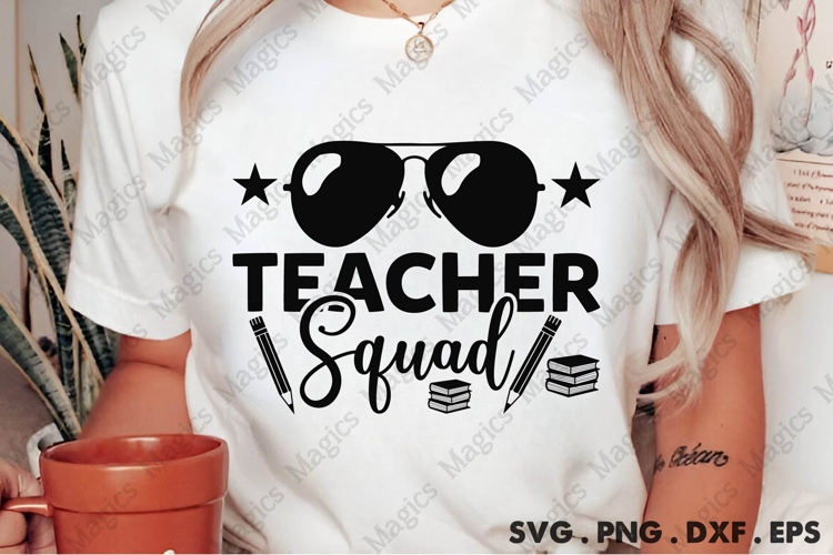 Teacher Squad Svg