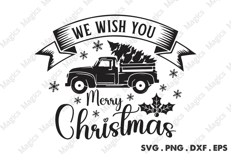 We Wish You Merry Christmas Svg | Christmas Svg Design