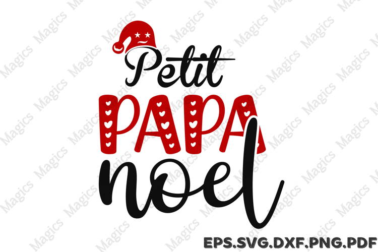 Petit Papa Noel SVG