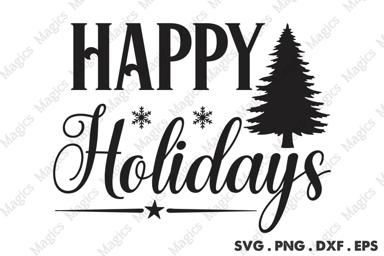 Happy Holidays Png Image 6