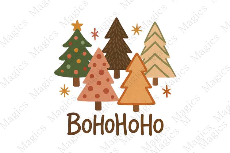 Boho Christmas PNG, Christmas PNG Shirt