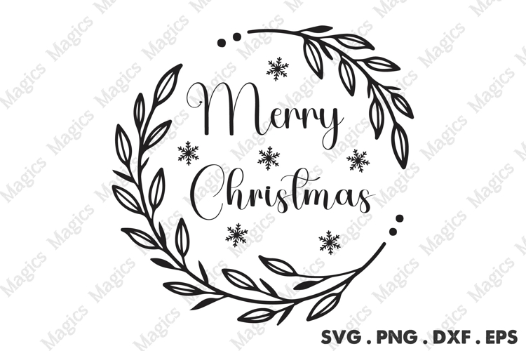 Merry Christmas Tree Svg Image 11