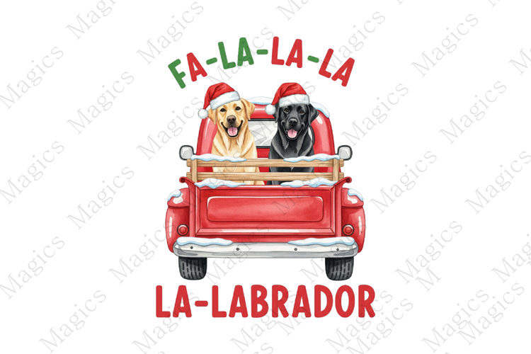 Christmas Dog Pun Labrador Sublimation