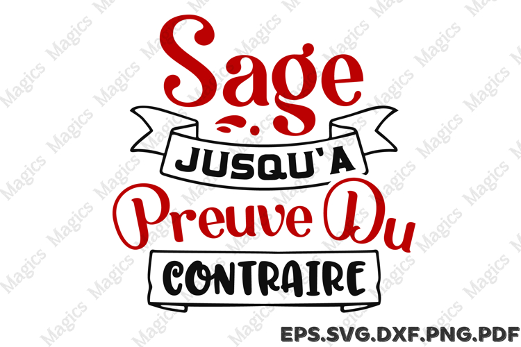 Sage Jusqua Preuve Du Contraire SVG