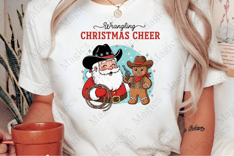 Cowboy Santa Claus PNG