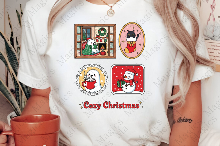 Cozy Christmas-Christmas Frame PNG