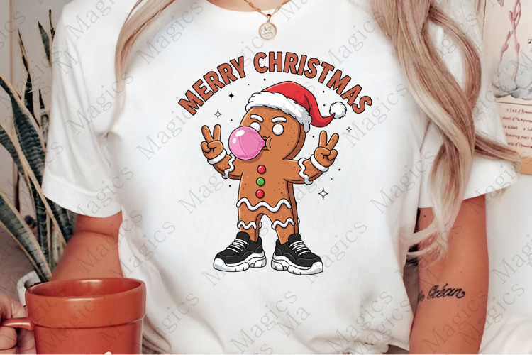 Gingerbread Christmas Blowing