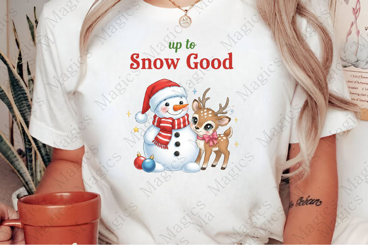 Cute Christmas Png Snowman Sublimation