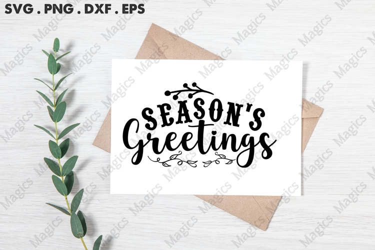 Seasons Greetings Svg