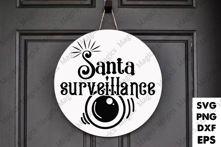 Santa Surveillance SVG