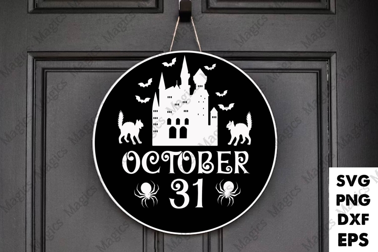 October | Halloween SVG Sign