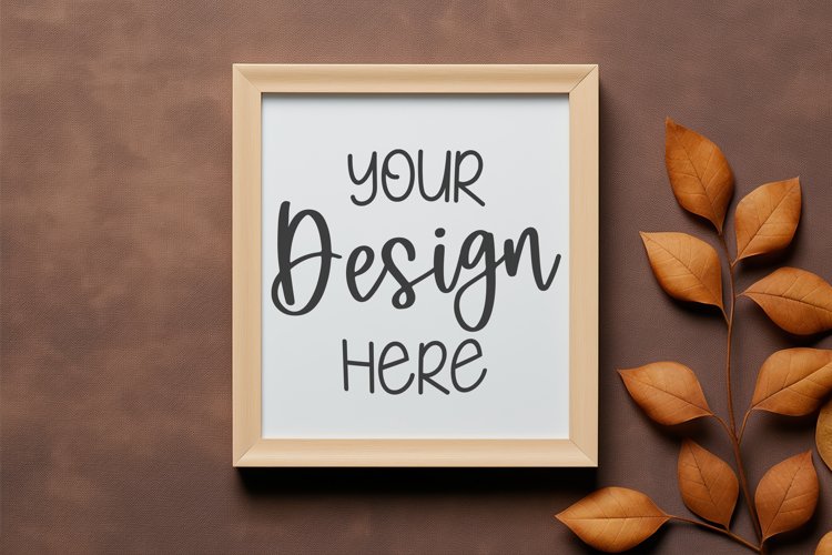Fall Sign Mockup | Autumn Wood Sign Mockup