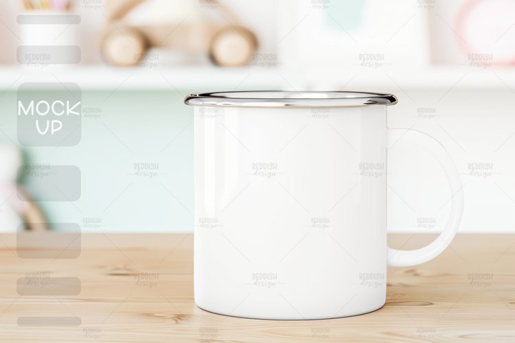 Stainless Steel Cup Mockup Photo I Cup White Mockup example image 1