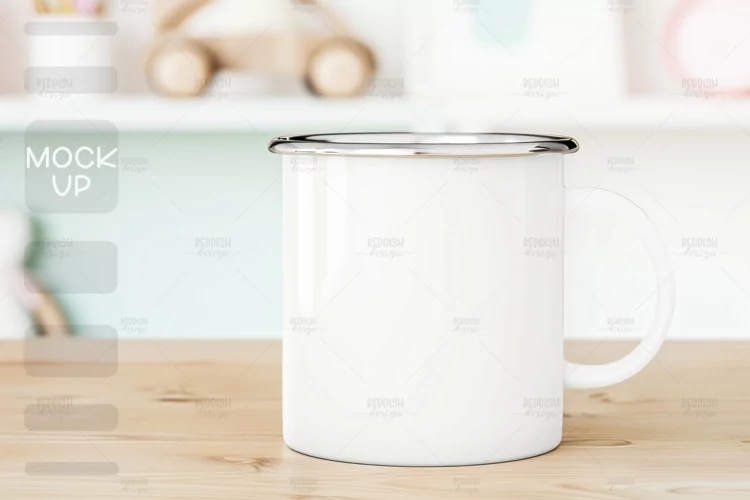 Stainless Steel Cup Mockup Photo I Cup White Mockup