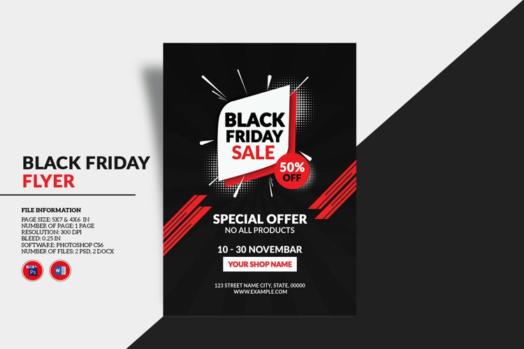 Black Friday Promotional Flyer