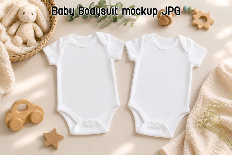 Baby Bodysuit Mockup JPG | Kids mockup