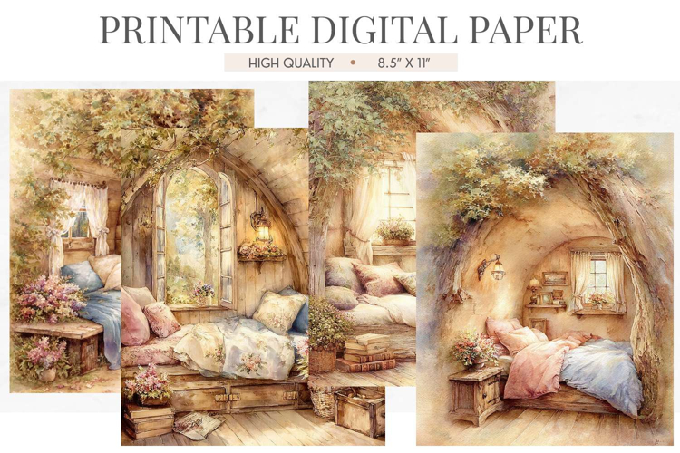 Enchanted Forest Nook Digital Paper
