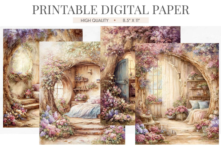 Cozy Reading Nook Digital Paper