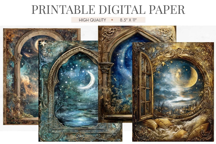 Celestial Archway Digital Paper