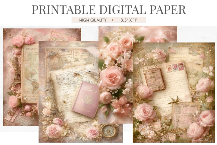 Travel Scrapbook Paper Image 15