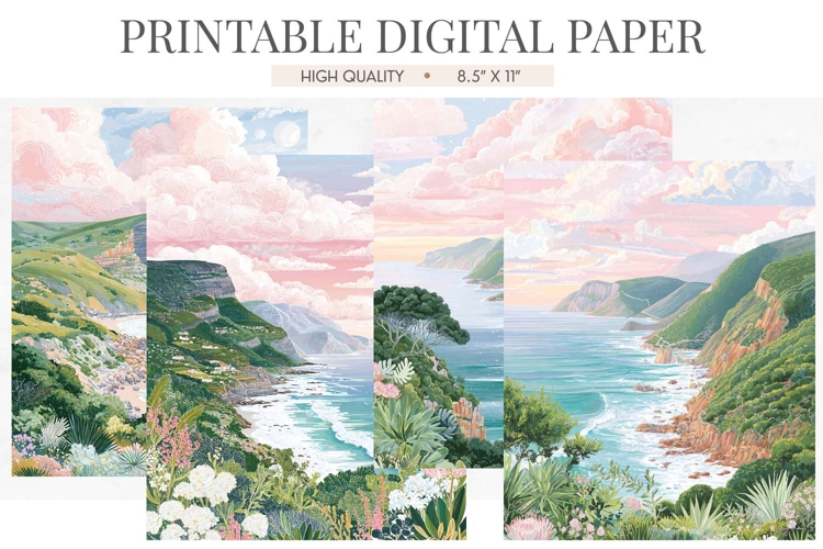 Garden Route South Africa Junk Journal Pages