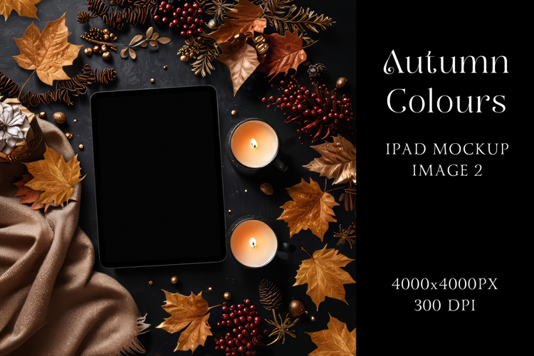 Autumn Colours IPad Mockup 2