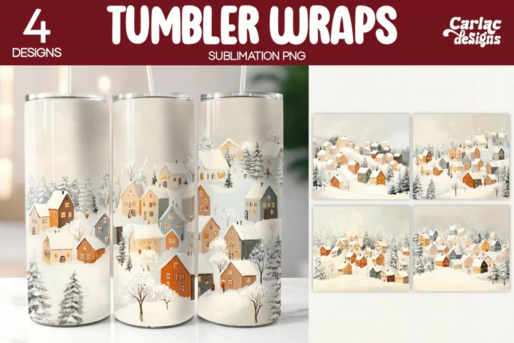 Christmas Tumbler Wrap Sublimation