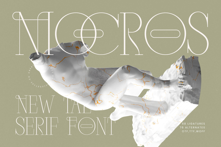 Mocros - New Tall Serif Font