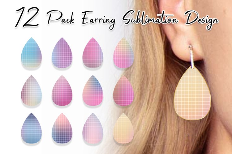 Sublimation Earring Designs Image 17