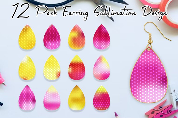 Sublimation Earring Designs Image 9
