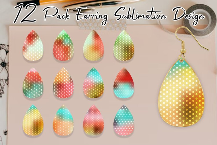 Sublimation Earring Designs Image 5