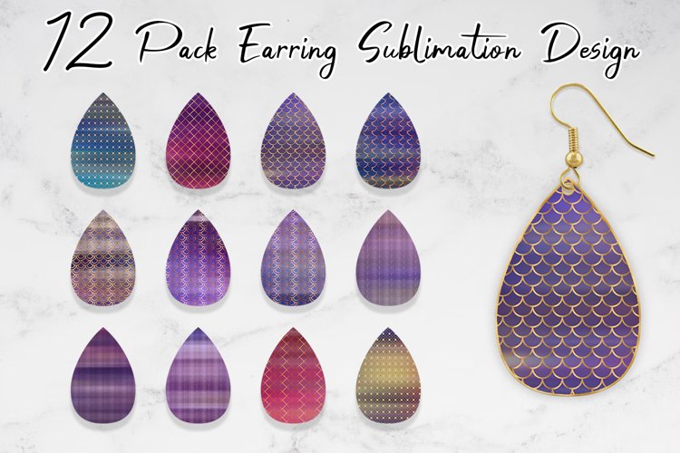 Sublimation Earring Designs Image 18