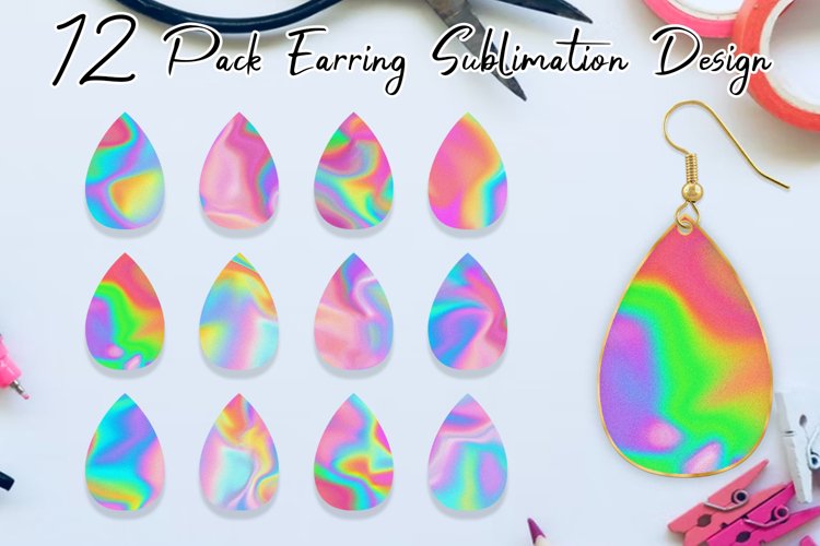 Sublimation Earring Designs Image 20