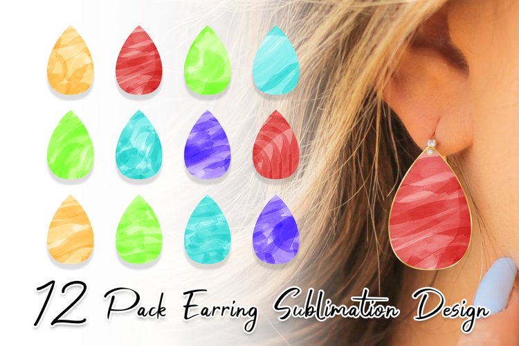 Sublimation Earring Designs Image 6