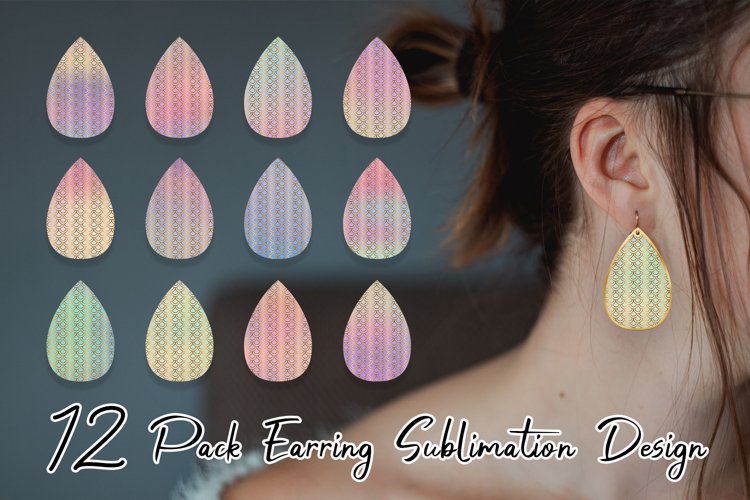 Sublimation Earring Designs Image 4