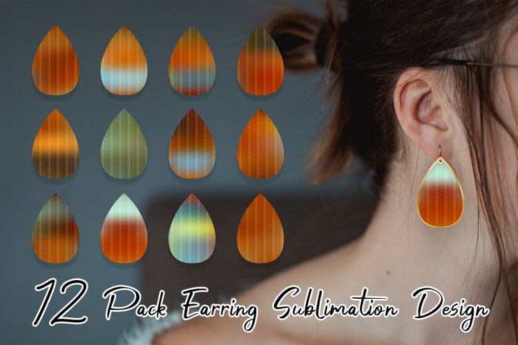 Sublimation Earring Designs Image 15
