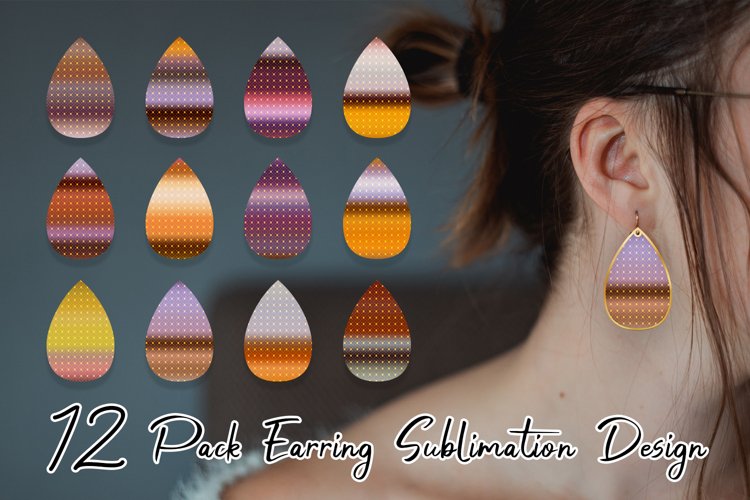 Sublimation Earring Designs Image 2