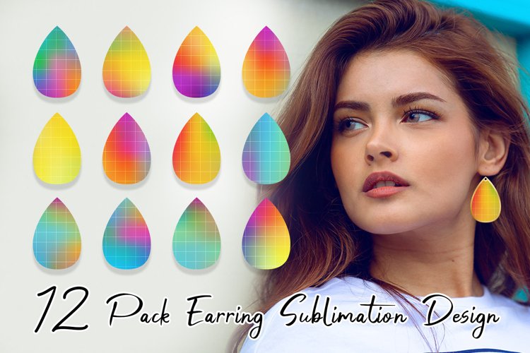 Sublimation Earring Designs Image 17