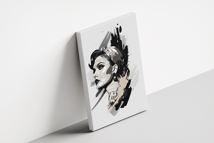 Ink Splash Wall Art Photo Effect Template