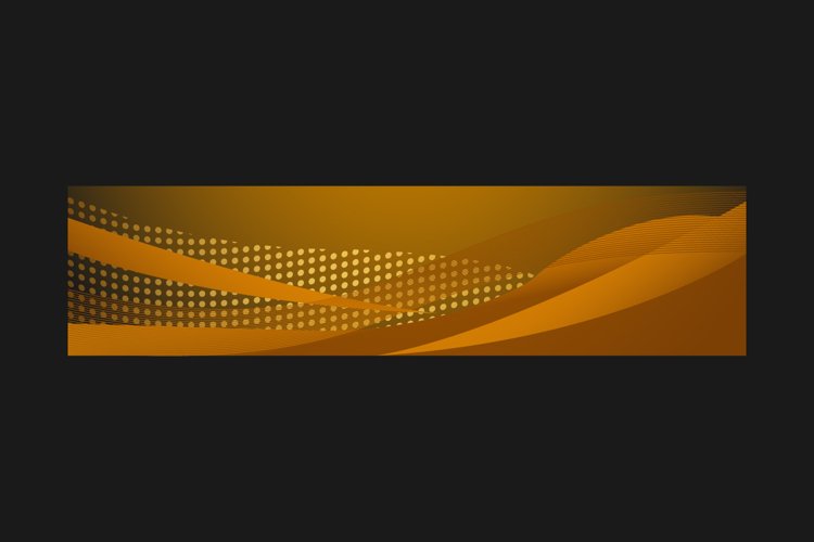 Modern abstract wave orange fluid template